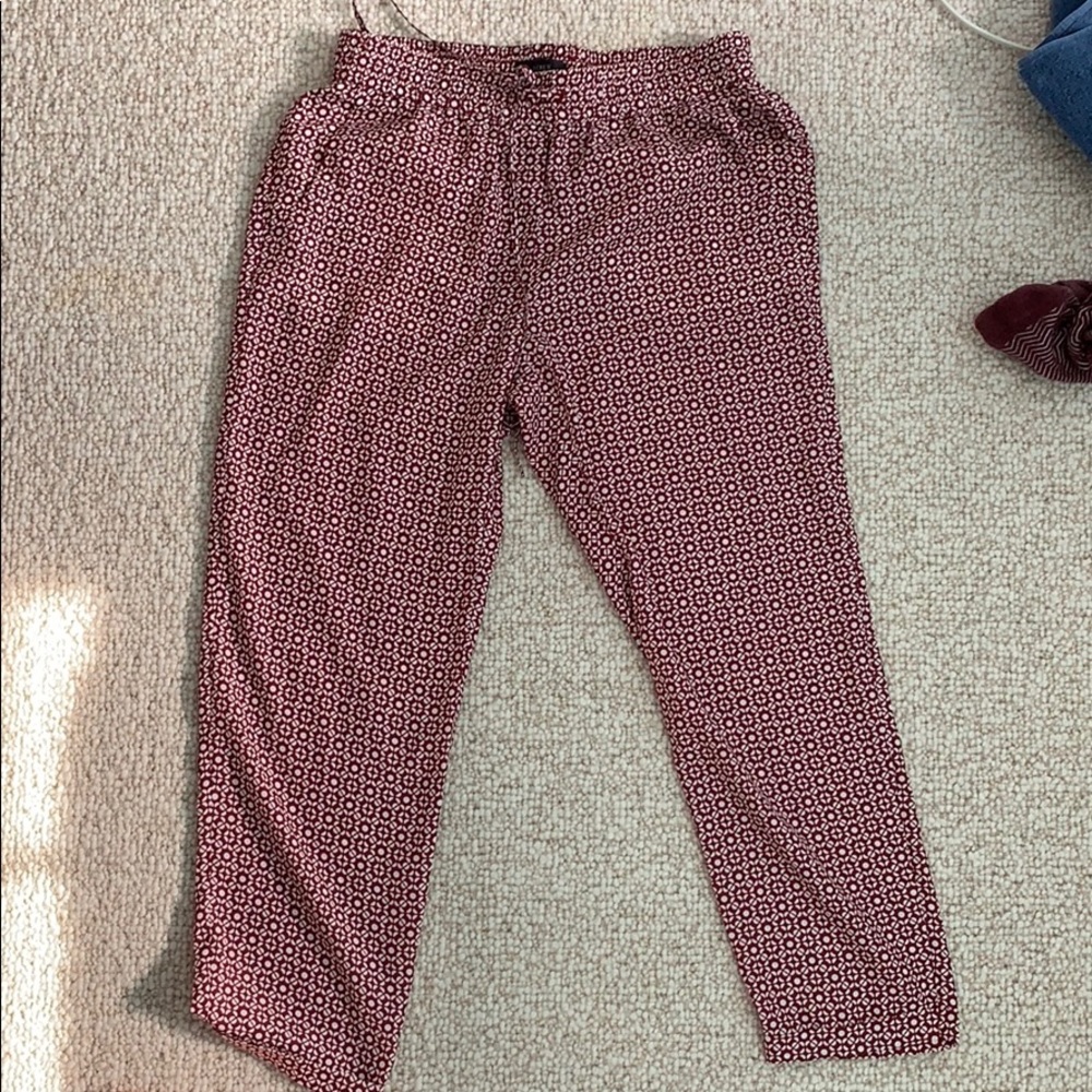 JCrew patterned dress pants